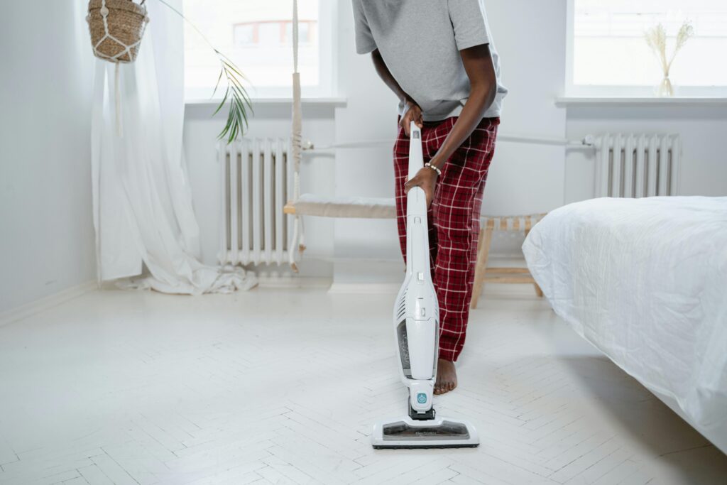 maid service cleaning time apartment Houston with vacuum cleaning